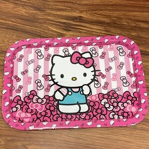 Hello Kitty Pink and White Tray